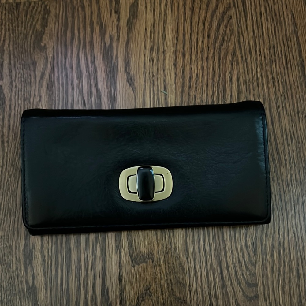 HOBO black leather wallet